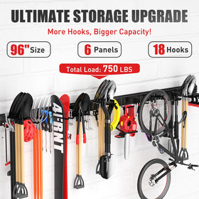 ZICANYCO organizer showing 18 adjustable hooks in a versatile layout.