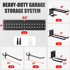 Includes drywall screws for versatile installation on different walls.