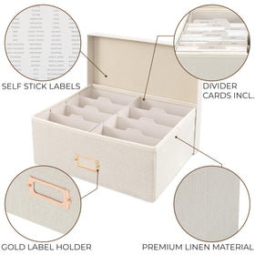 ZICOTO compact size fits on shelves and stacks neatly.