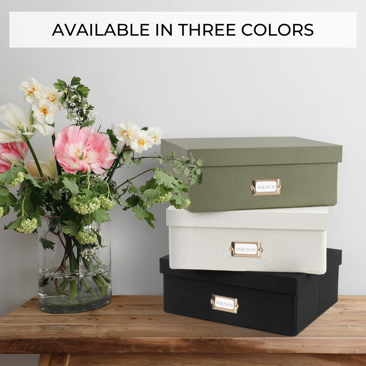 ZICOTO photo box with 4x6 storage for easy photo access.