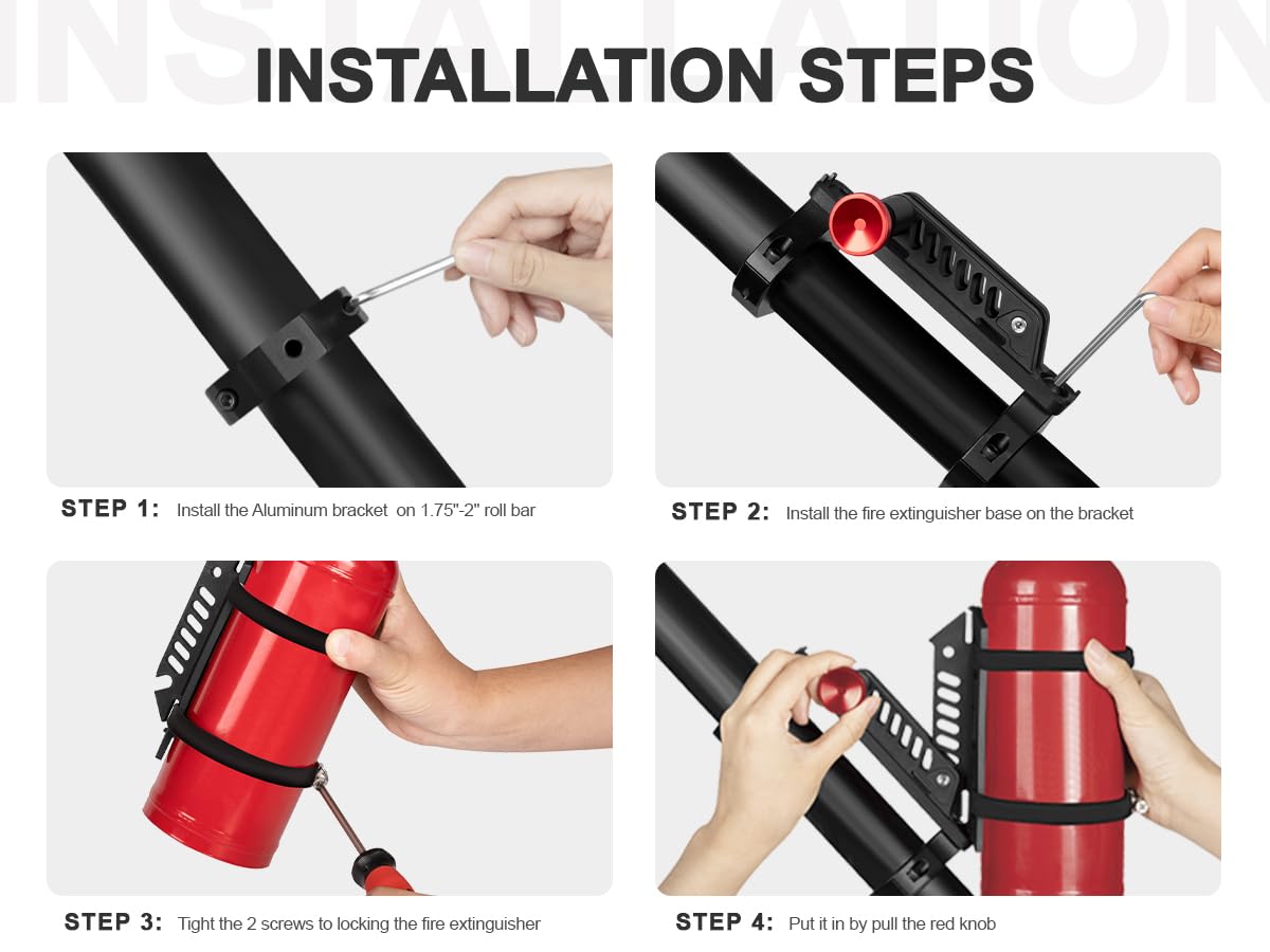ZIDIYORUO universal extinguisher holder ready for various sizes