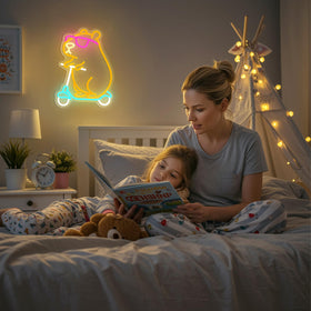 Zidoni Capybara neon creates ambient LED glow for bedrooms and lounges.