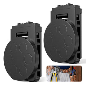 Zihvfzu heavy duty magnetic tool belt clip front view highlights secure tool hold.