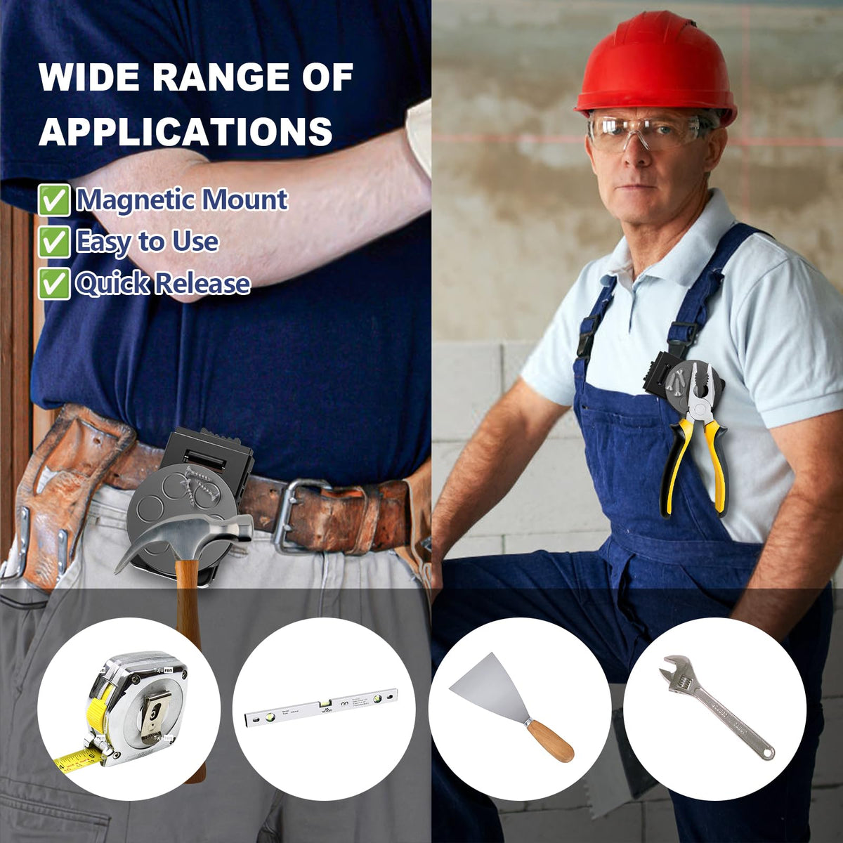 Zihvfzu close-up of rubberized magnetic surface reduces tool friction.