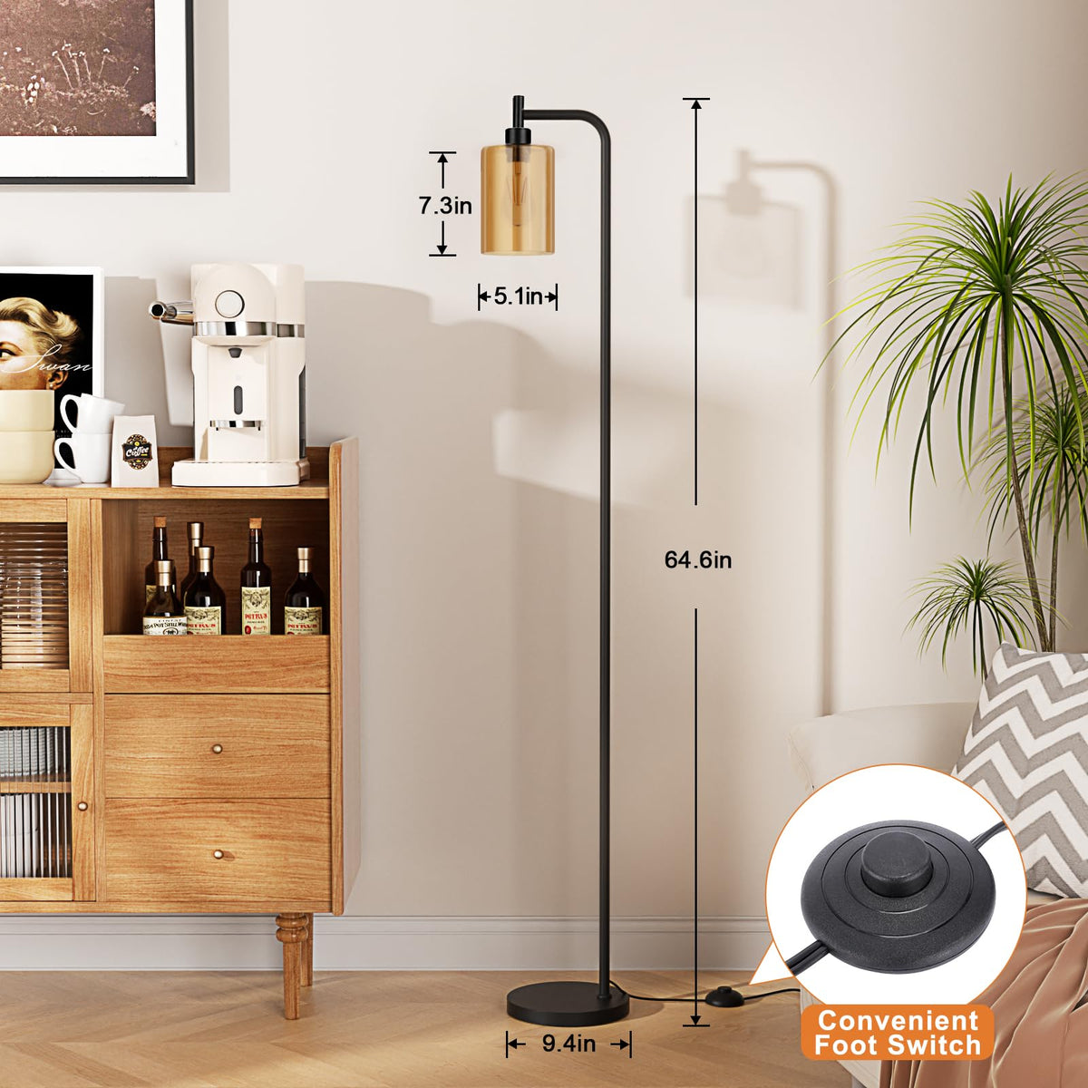 Ziisee lamp arrives ready for quick, tool-free assembly with clear instructions.