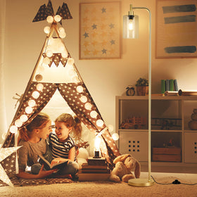 Ziisee floor lamp features a convenient foot pedal switch for hands-free control.