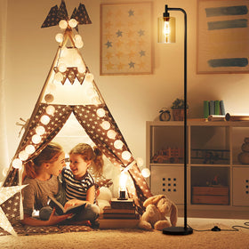 Ziisee heavy-base floor lamp provides stability for families with kids and pets.