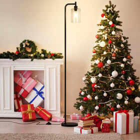 Ziisee floor lamp in living room setting with ambient glow
