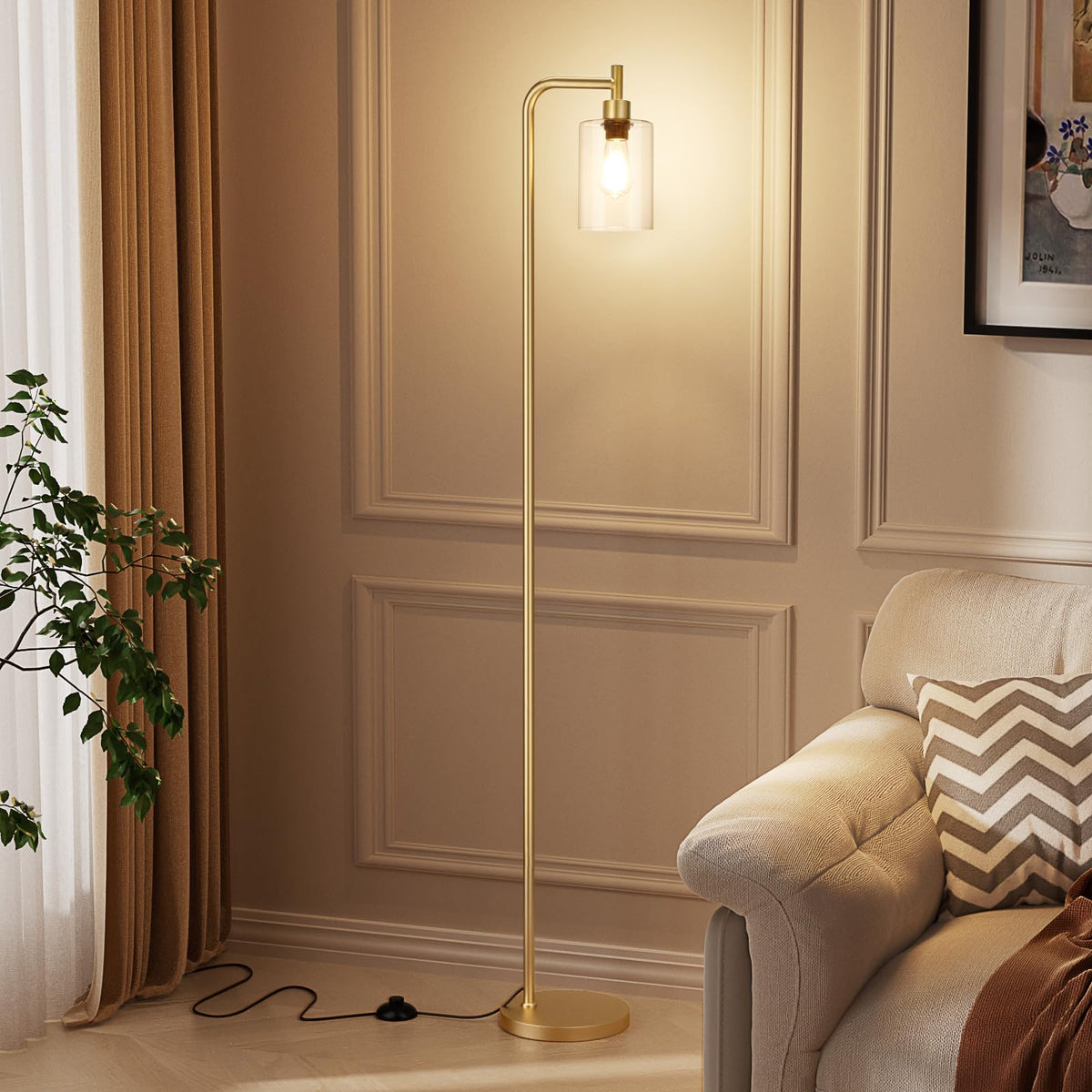 Ziisee gold metal body resists rust for a premium, durable look.