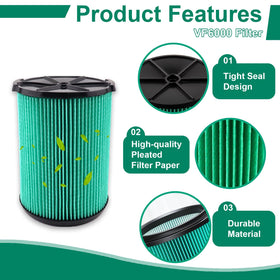 ZILAMGOO VF6000 easy snap-in installation for quick maintenance.