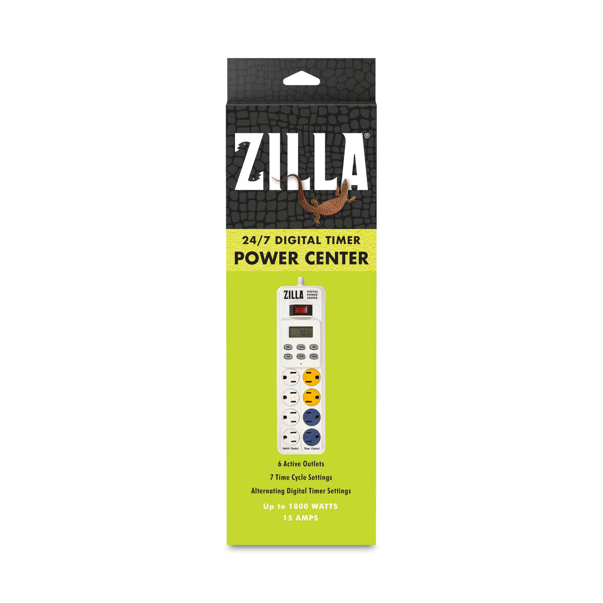 Zilla Power Center with eight outlets centralizes habitat power for reliable control.