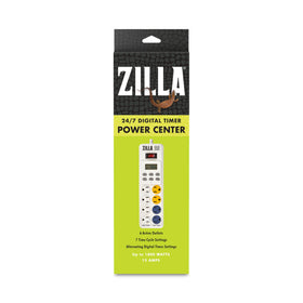 Zilla Power Center with eight outlets centralizes habitat power for reliable control.