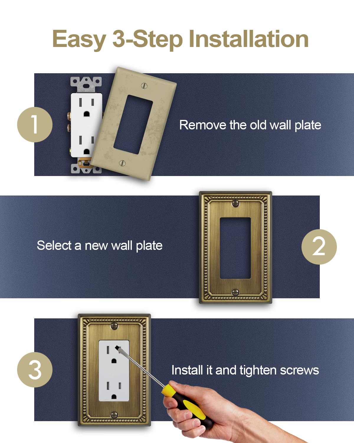 ZILLSEA antique brass finish close-up highlighting refined decor detail.