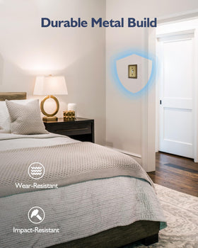 ZILLSEA beaded-design switch cover adds decorative texture to any room.