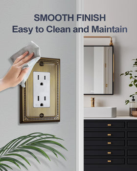 ZILLSEA dimmer-toggle-outlet compatibility offers versatile room updates.