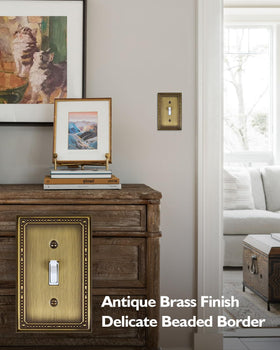 ZILLSEA midsize switch plate in 3.15 x 4.88 inches for easy wall updates.