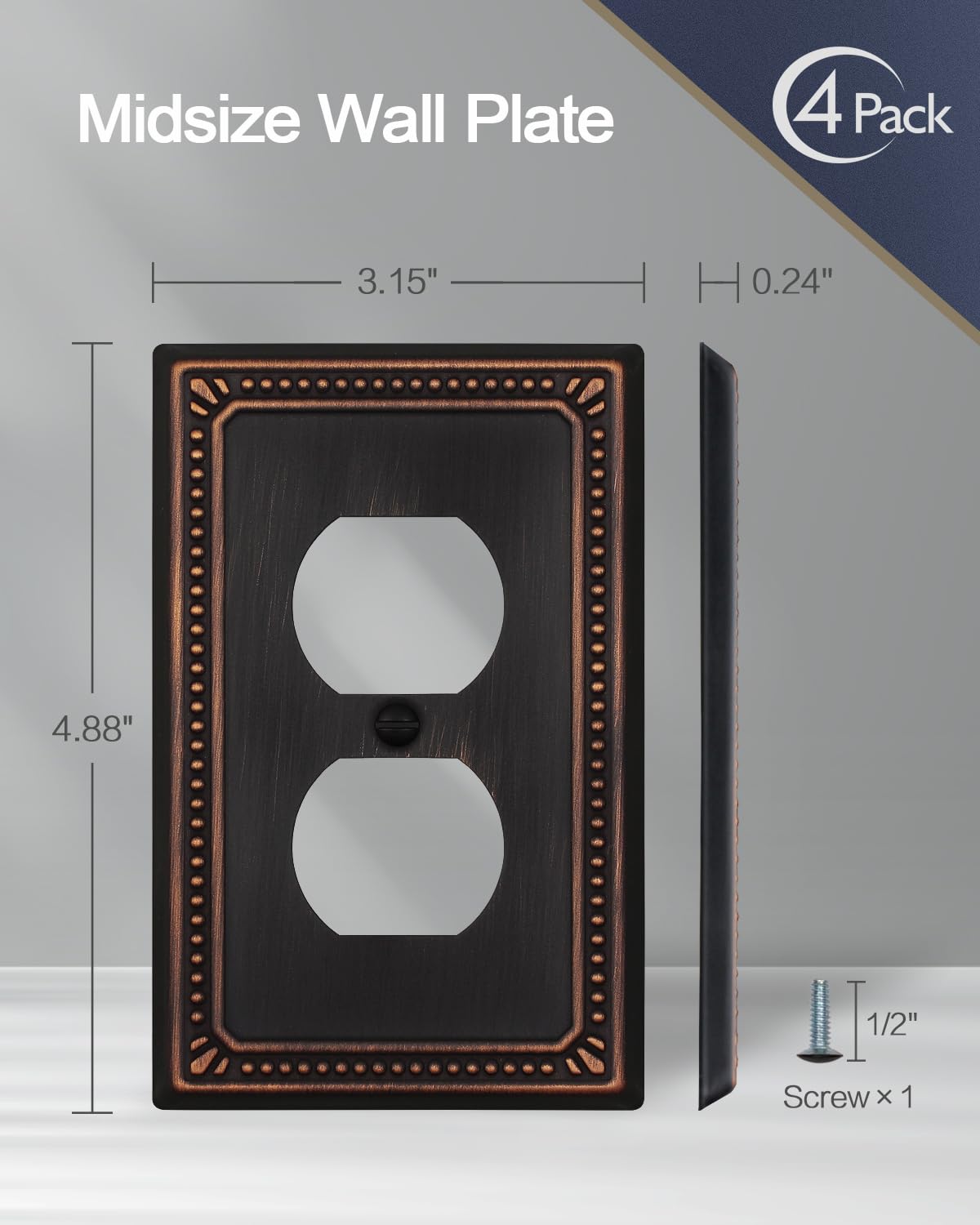 ZILLSEA versatile outlet cover suitable for living rooms and offices
