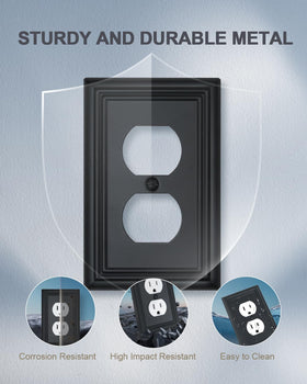 ZILLSEA screws included with wall plate ensure easy installation.