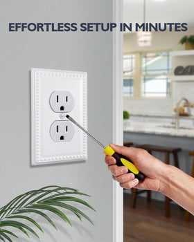 ZILLSEA midsize wall plate 3-15x4-88 built for a snug fit.