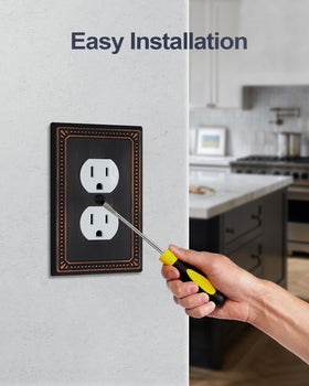 ZILLSEA midsize wall plate fits standard and midsize outlets