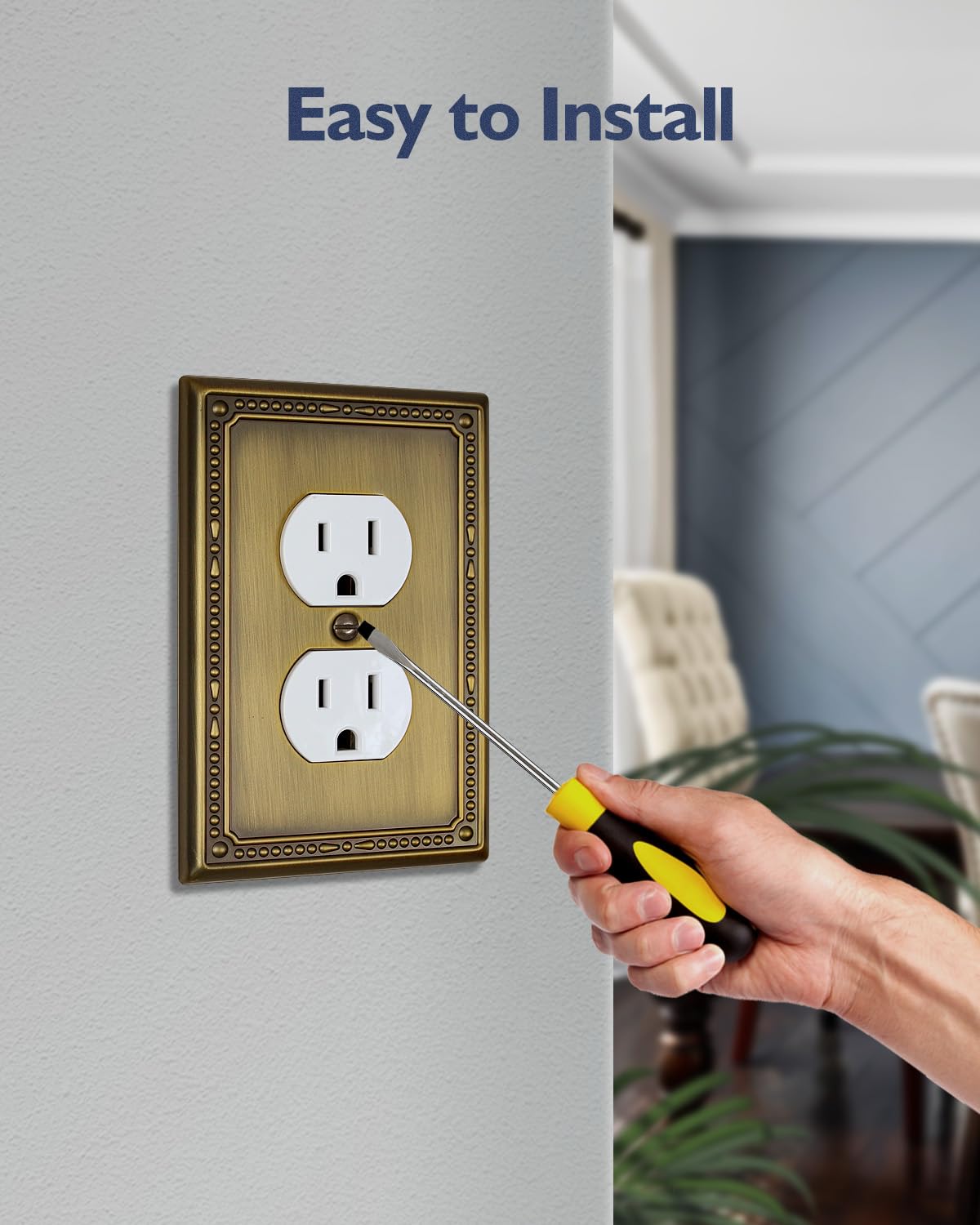 ZILLSEA versatile wall plate fits dimmers and switches