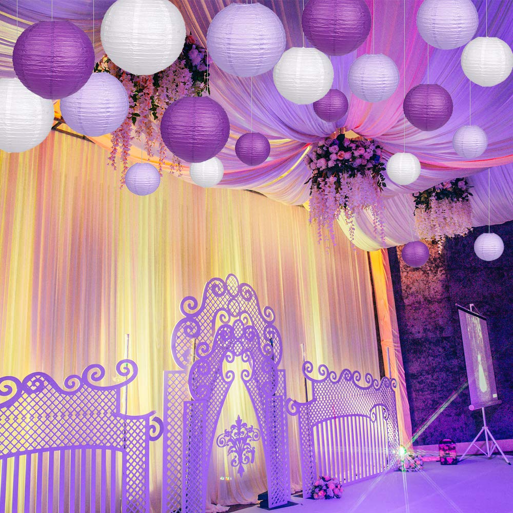 zilue paper lanterns easy assembly and hanging setup