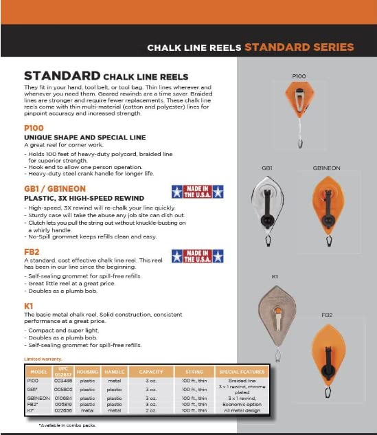 Zimpty Keson P100 100-foot cord extended across workspace highlighting corner-line capability.