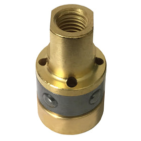 Zinger gas diffuser 1/2in, stabilizes gas flow for cleaner welds.