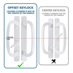 Zinkitool mortise lock and keeper included with the handleset.