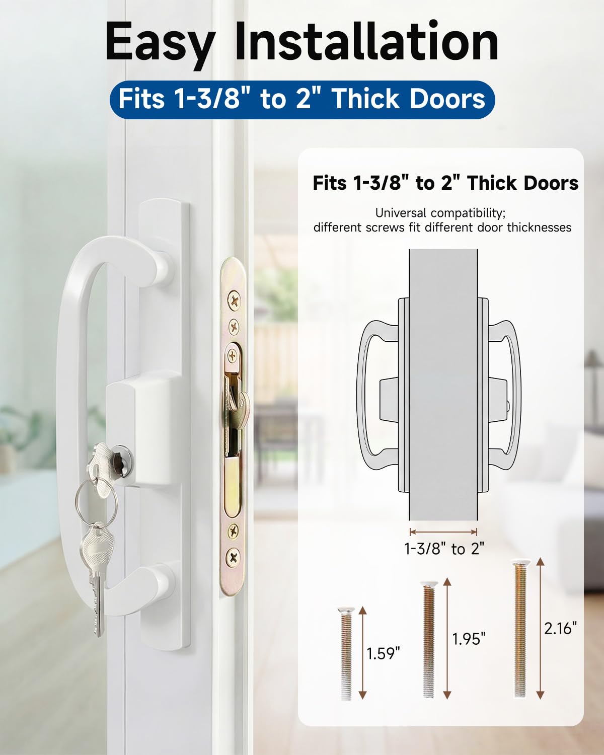 Zinkitool non-handed design allows left or right side installation.