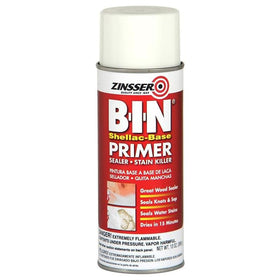 Zinsser primer spray seals odors for fresher prep before painting.