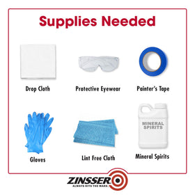 Zinsser primer spray helps manage pet odors before painting.