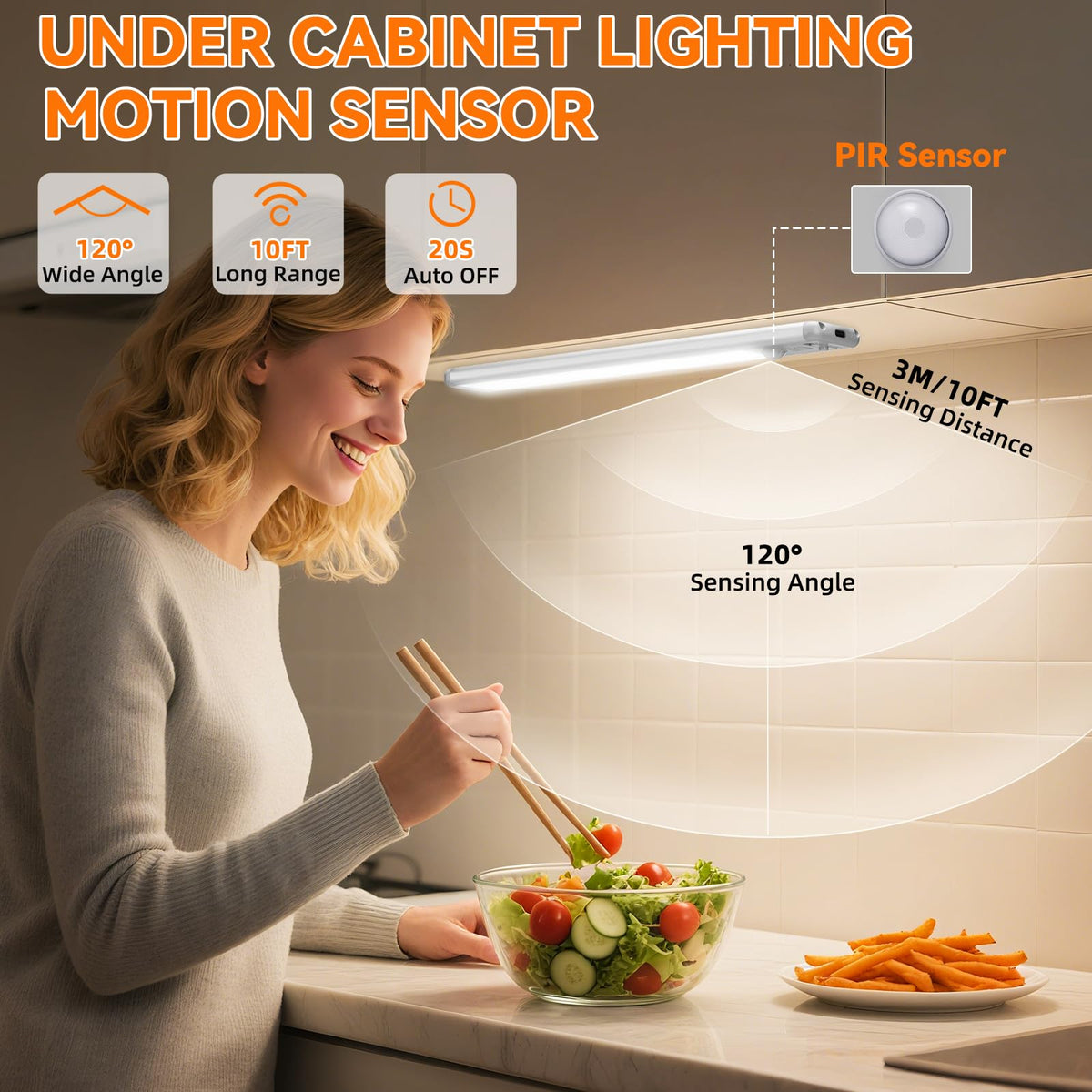 ZioeYiue 3-color temperature LED with dimming for versatile mood lighting