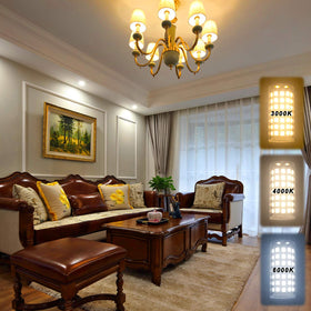 Ziomitus kitchen and living area lighting using G9 LED bulbs