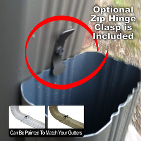 Zip Hinge made in USA for exterior durability