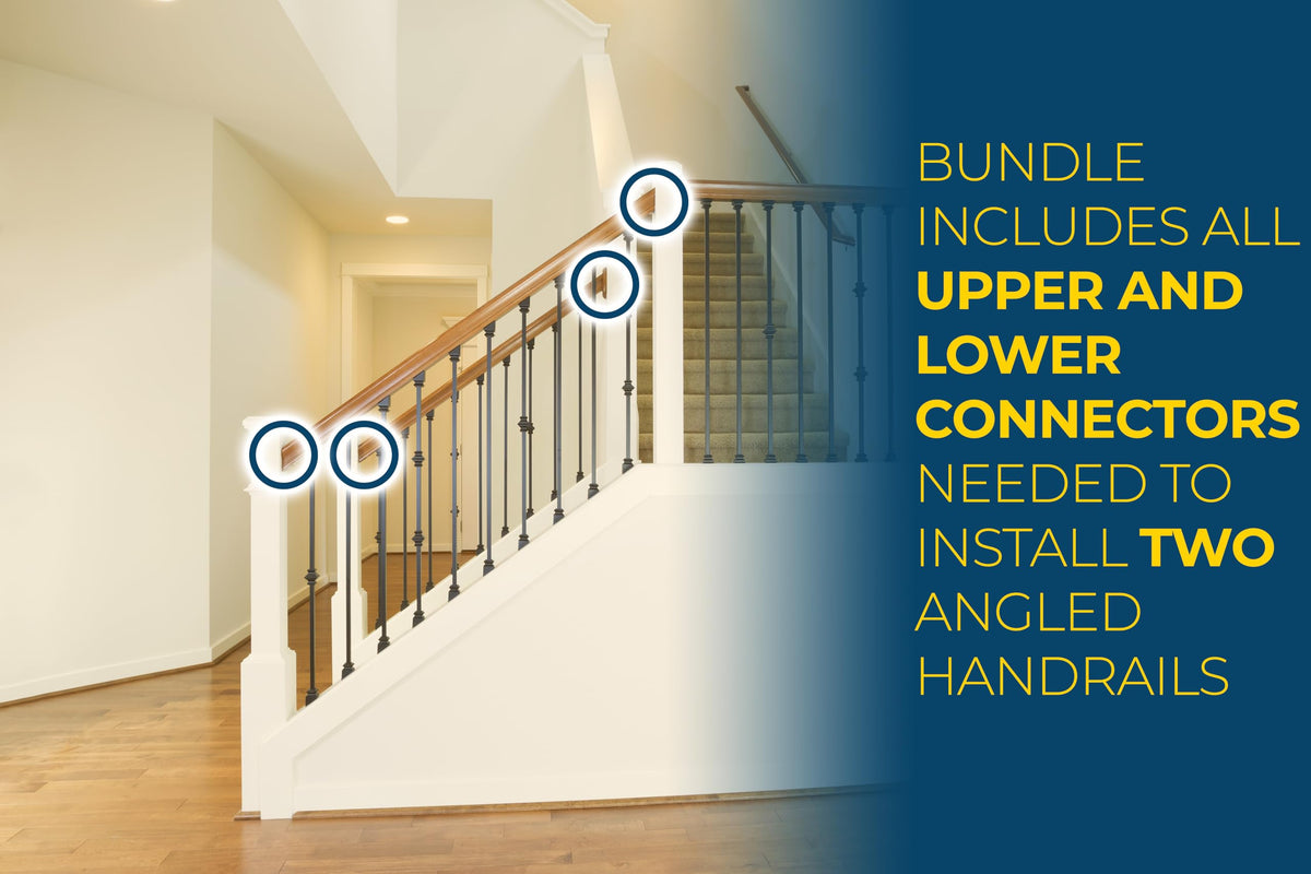 Zipbolt 13.960 Angled Slipfix secures upper handrail to post using gear-driven precision.