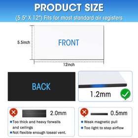 Zipcase vent cover cut-to-fit for irregular vent shapes