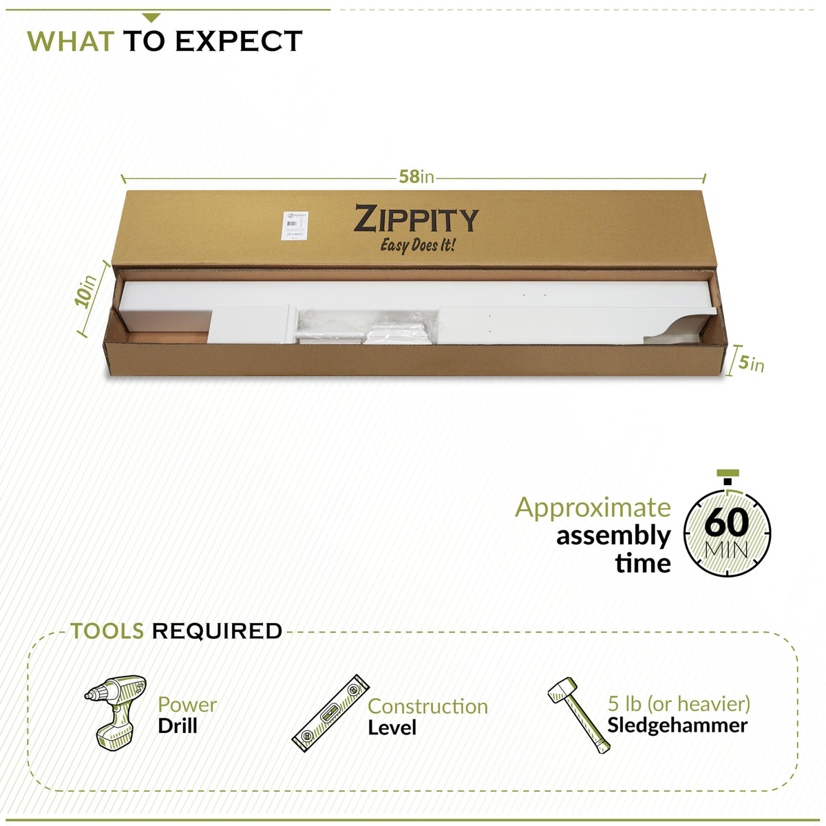 Zippity Classica installation guide supports quick, clean setup