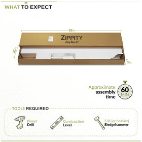 Zippity Classica installation guide supports quick, clean setup