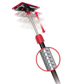 ZipWall ZP4 twist-lock poles secure sheeting quickly and easily.