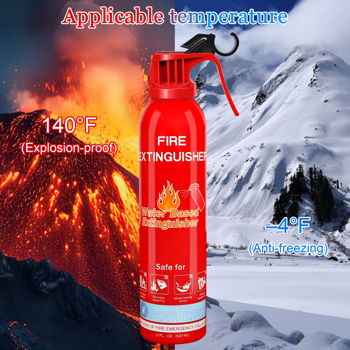 Ziqianhard 8-in-1 portable extinguisher for versatile emergency response.
