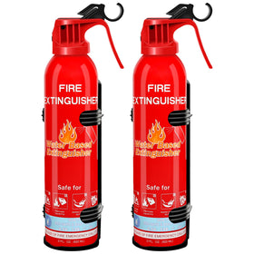 Ziqianhard fire extinguisher home mount 2-pack, ready for wall placement and quick access.