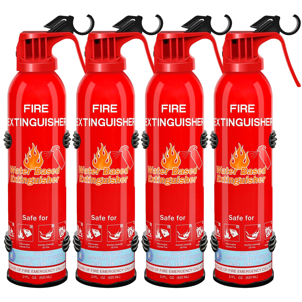 ziqianhard fire extinguisher mounted on wall for quick home safety access