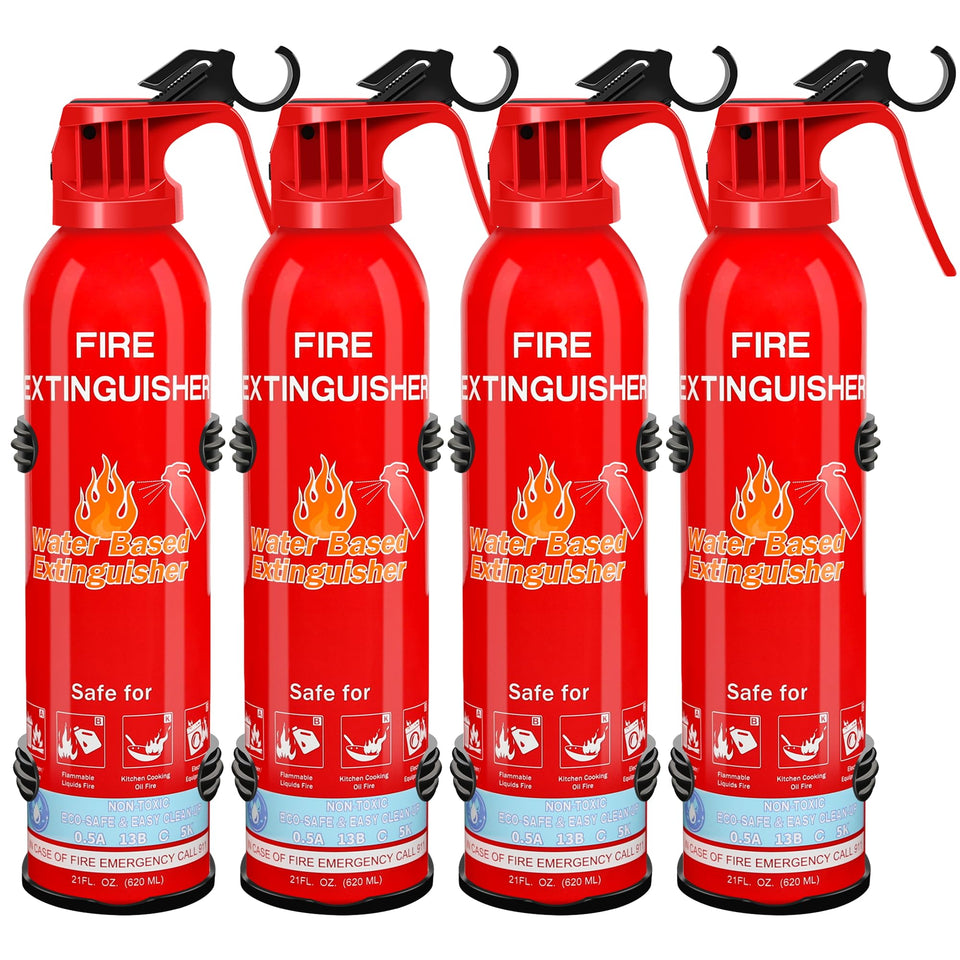 ziqianhard fire extinguisher mounted on wall for quick home safety access