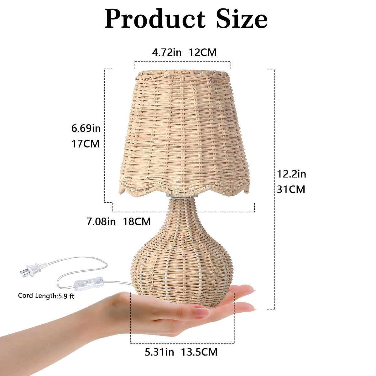 Ziqqeelam beige linen shade highlights soft, directional lighting for bedrooms.