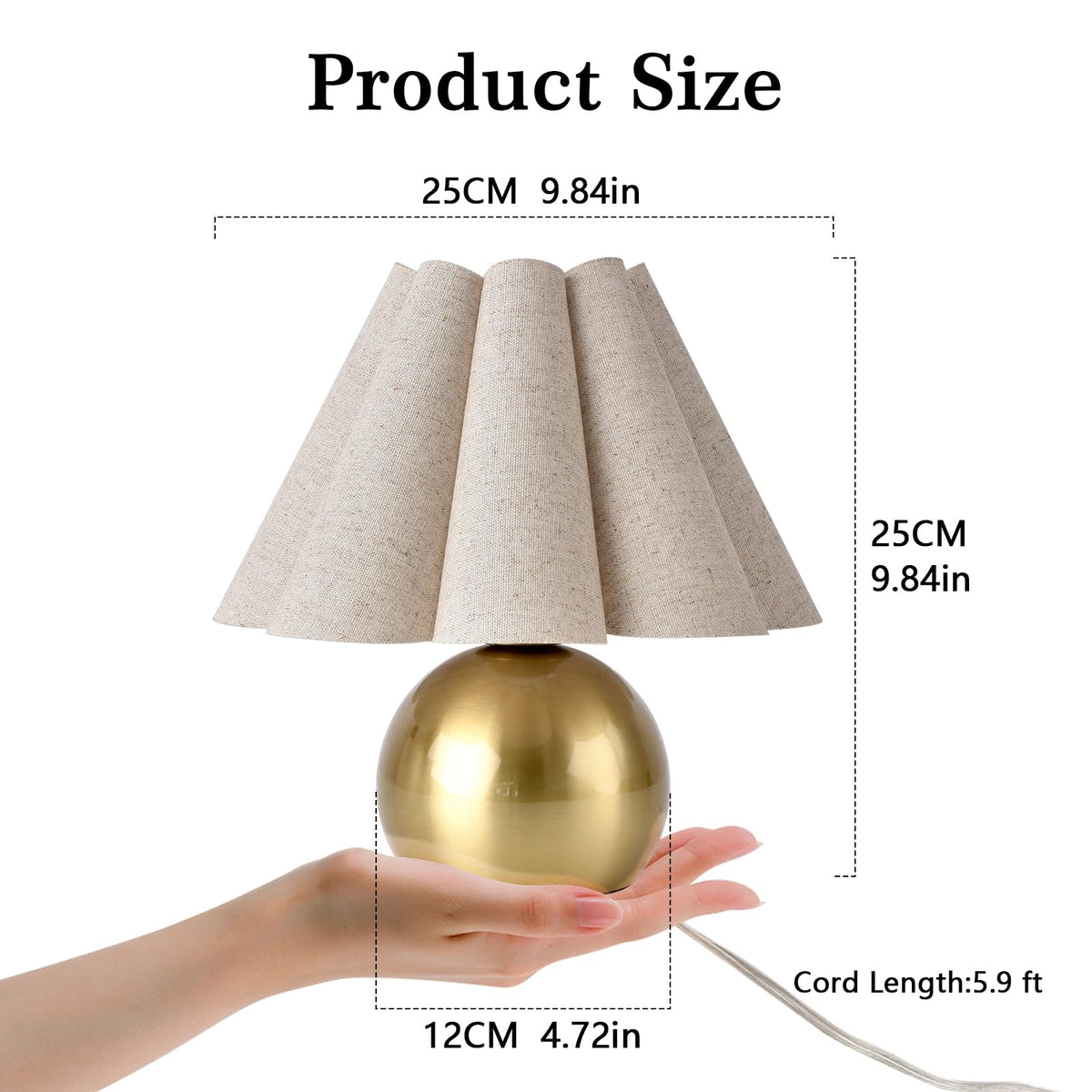 Ziqqeelam compact table lamp ideal for bedrooms and dorms brightening small corners