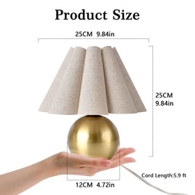 Ziqqeelam compact table lamp ideal for bedrooms and dorms brightening small corners