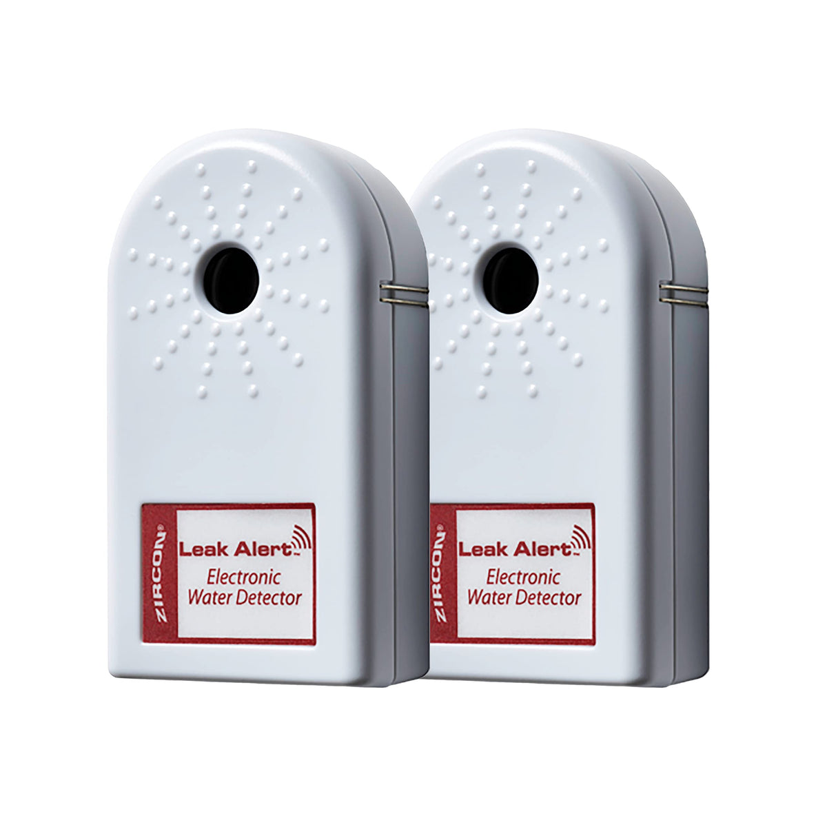 Zircon Leak Alert two-pack battery-powered units for proactive home moisture detection.