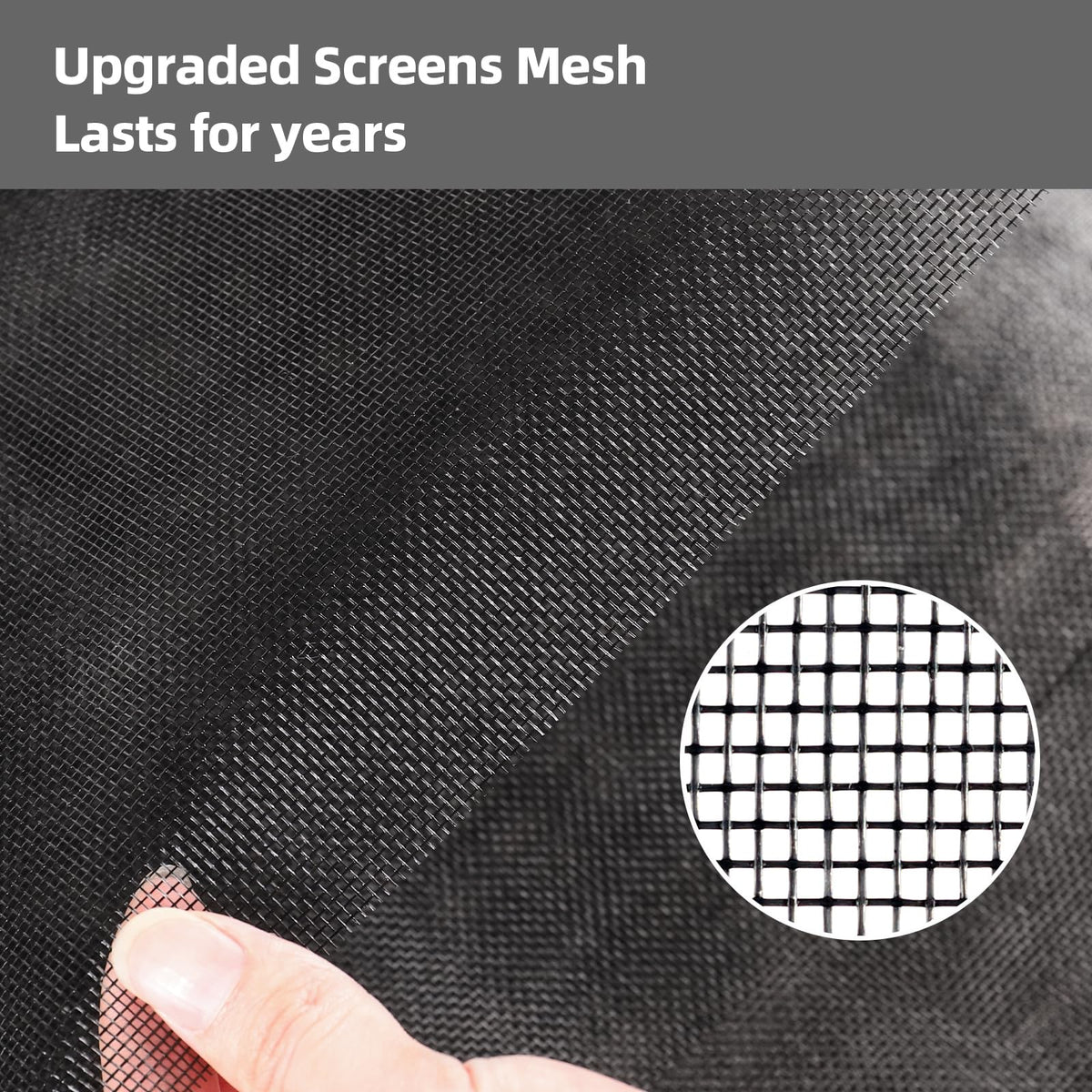 ZISHM durable mesh roll cut to fit custom window replacements