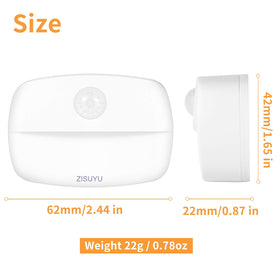 ZISUYU battery-powered design with no outlet required